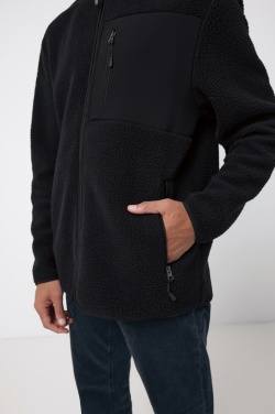 Logo trade promotional merchandise image of: Iqoniq Diran recycled polyester pile fleece jacket
