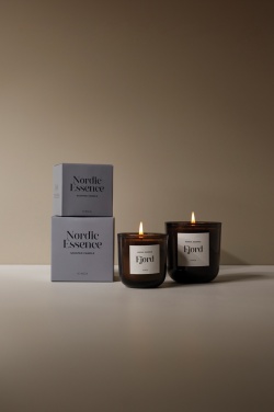 Logo trade corporate gifts image of: Nordic essence scented soy wax candle small