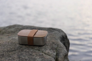 Logo trade promotional merchandise picture of: VINGA Ciro RCS recycled steel lunch box