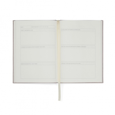 Logotrade promotional giveaway image of: VINGA Thankfulness GRS recycled paper journal