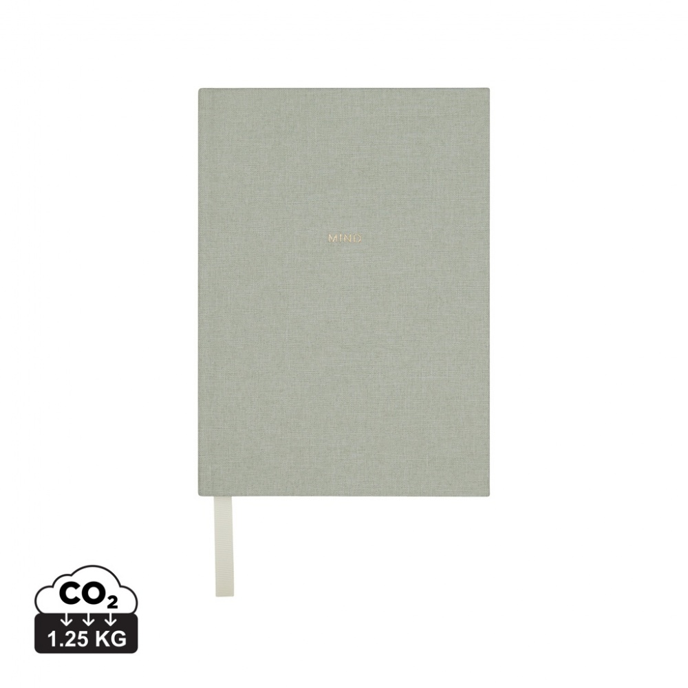 Logotrade promotional merchandise picture of: VINGA Mind GRS recycled paper journal