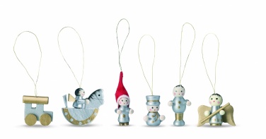 Logo trade promotional merchandise picture of: Set of 6 Xmas decoration