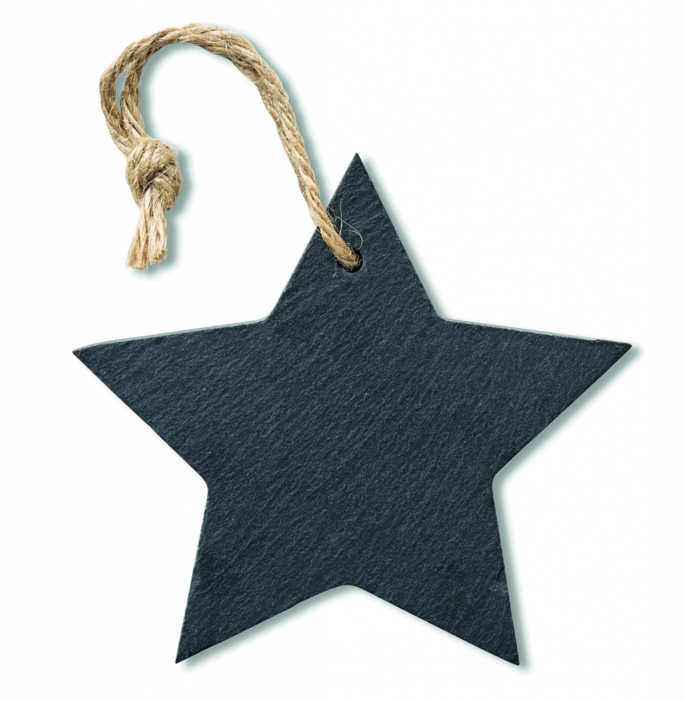 Logotrade business gifts photo of: Slate xmas hanger star