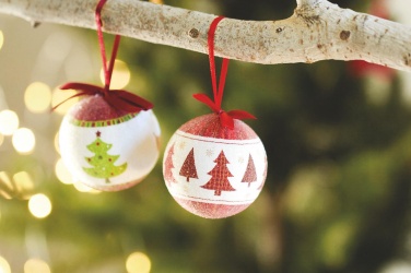 Logo trade promotional item photo of: Christmas bauble in gift box