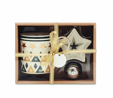 Logotrade promotional products photo of: Mug mini plate filter in box