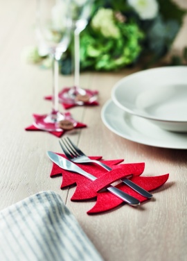 Logotrade promotional giveaways photo of: RPET felt cutlery holder set
