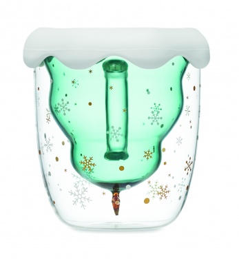 Logo trade promotional giveaways picture of: Double wall borosilicate mug