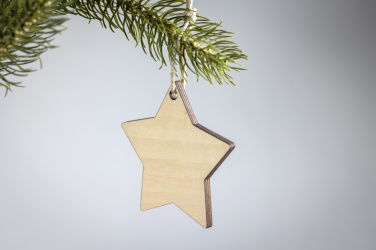 Logo trade promotional merchandise photo of: Christmas ornament star