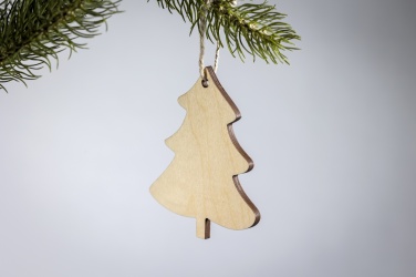 Logo trade promotional merchandise image of: Christmas ornament tree