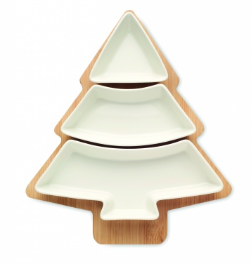 Logo trade promotional giveaways picture of: Christmas tree serving tray