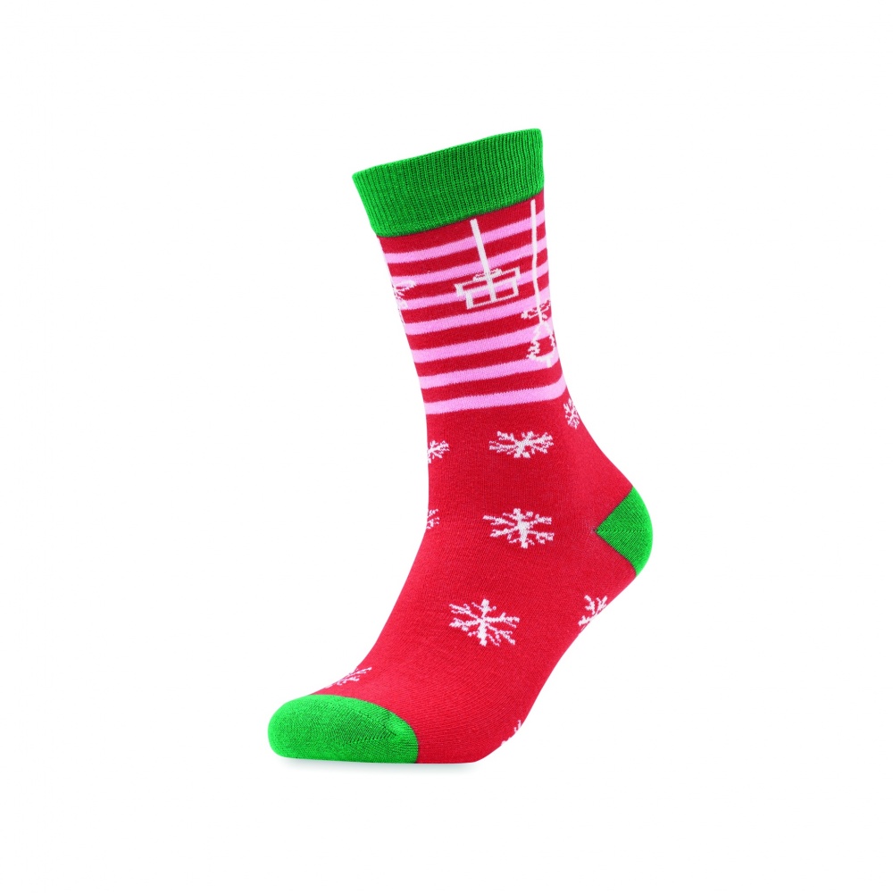 Logotrade promotional product picture of: Pair of Christmas socks M