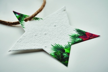 Logotrade promotional items photo of: Seed paper Xmas ornament