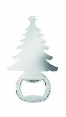 Logo trade promotional merchandise image of: Bottle opener Christmas motif