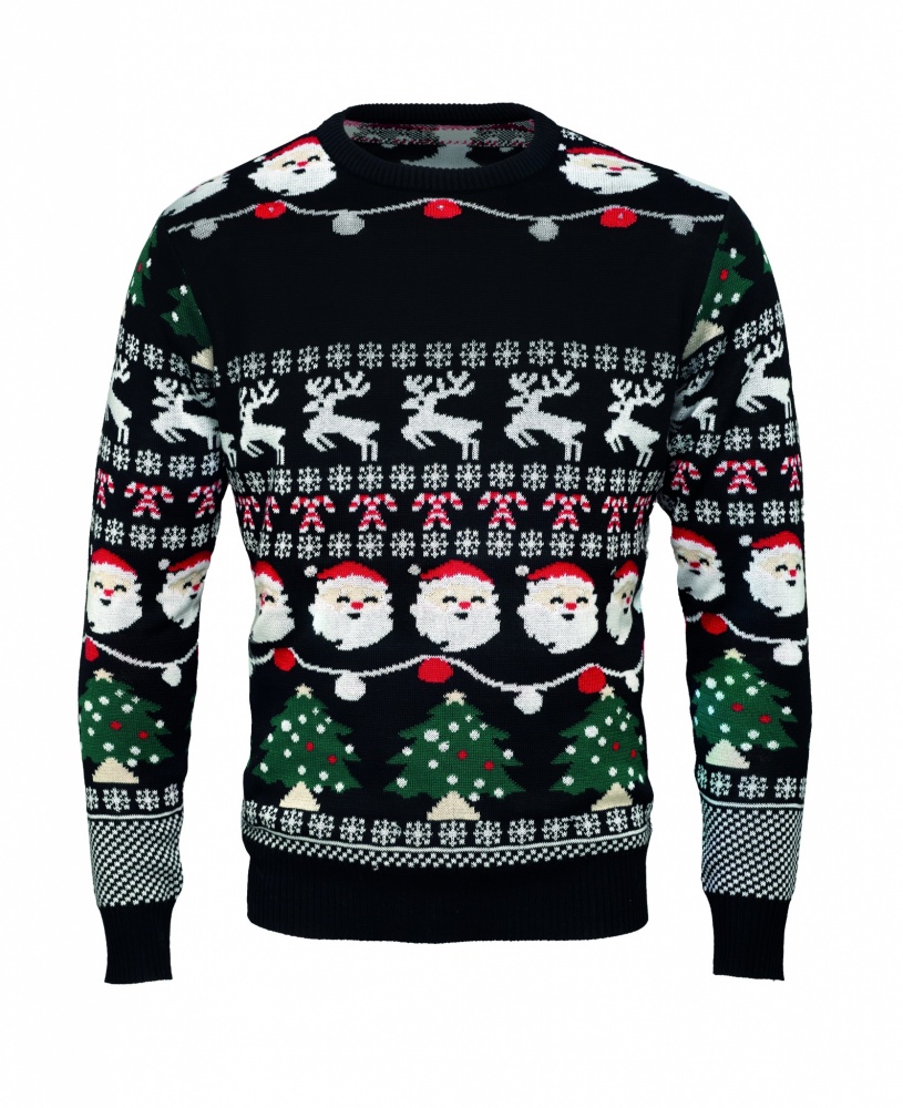 Logo trade promotional giveaway photo of: Christmas LED sweater L/XL