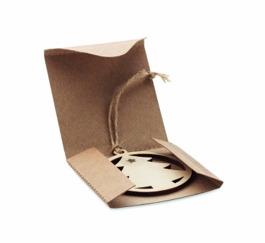 Logo trade promotional merchandise picture of: Wooden tree shape hanger