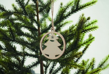 Logotrade promotional product picture of: Wooden tree shape hanger