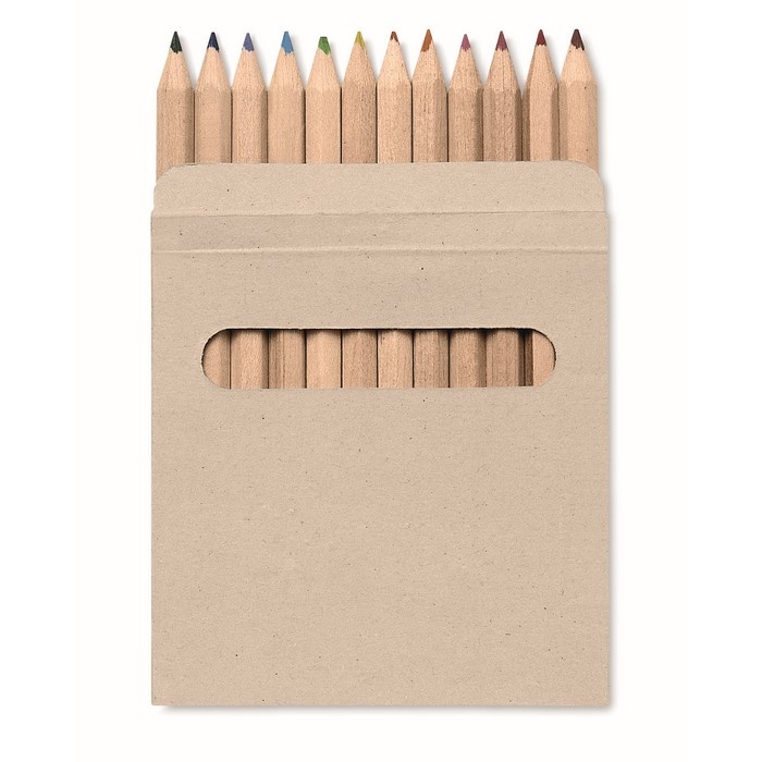 Logotrade promotional giveaways photo of: 12 coloured pencils set