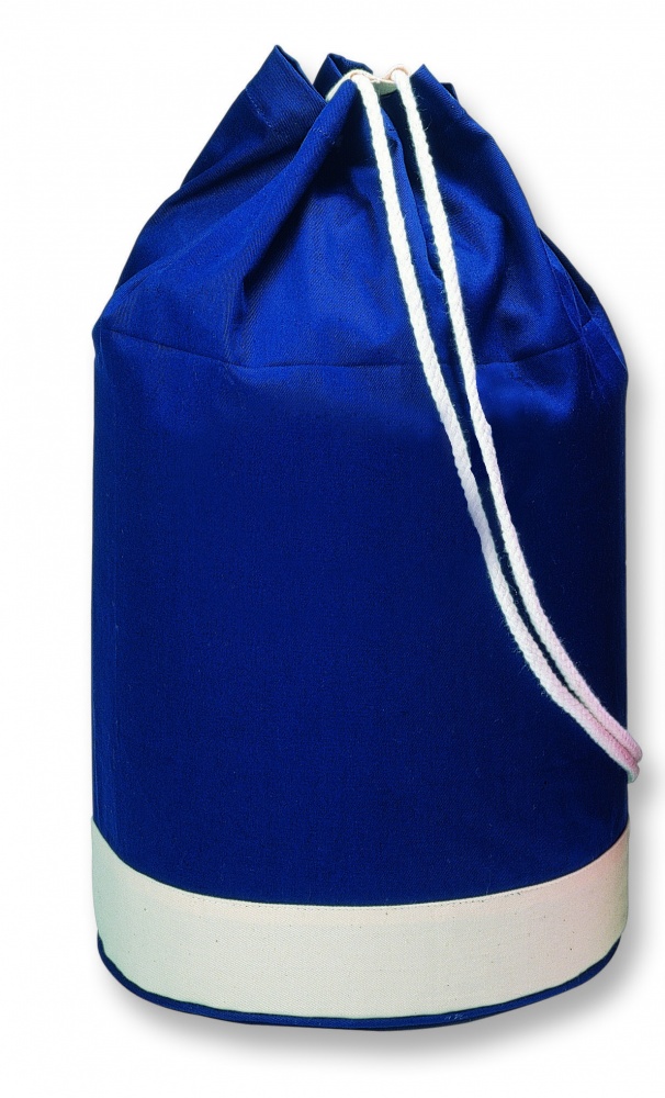 Logo trade promotional merchandise photo of: Cotton duffle bag bicolour