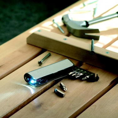 Logo trade business gift photo of: Multitool holder and LED torch