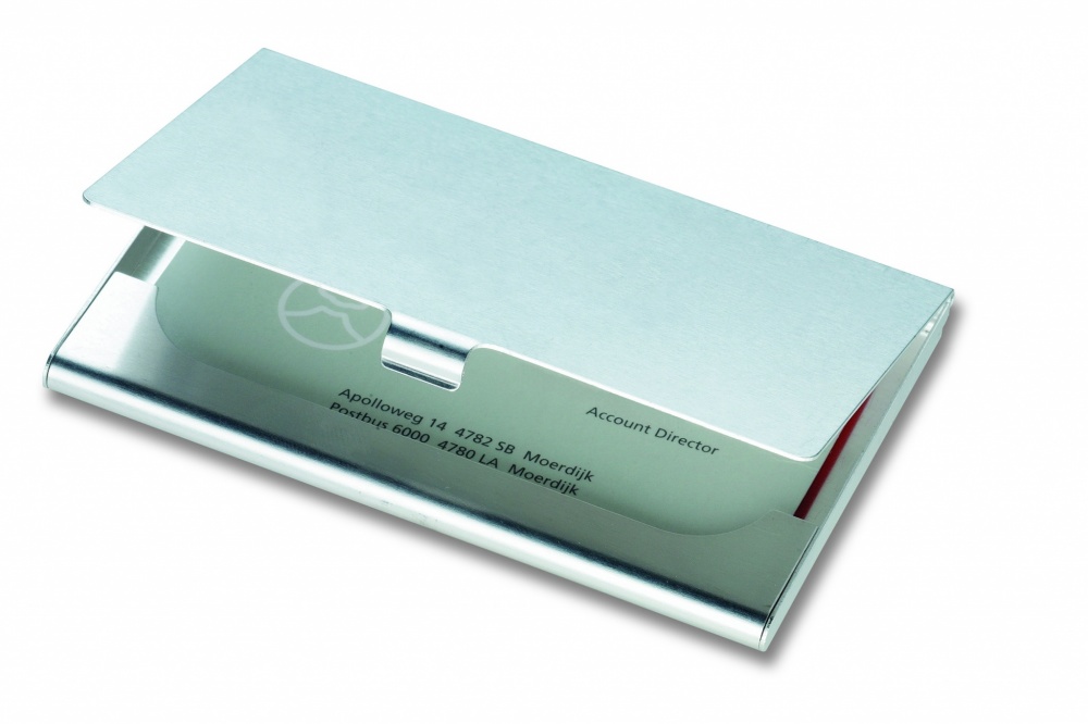 Logotrade corporate gifts photo of: Aluminium business card holder