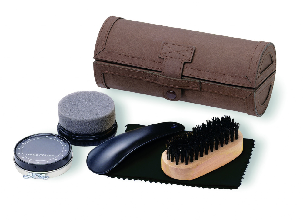Logo trade business gift photo of: Shoe polish kit