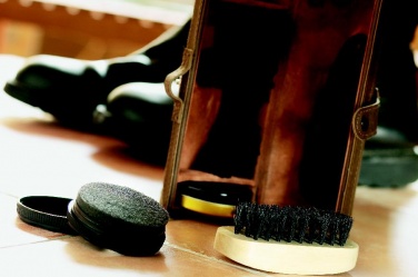 Logo trade promotional giveaway photo of: Shoe polish kit