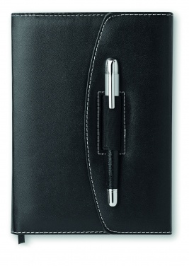 Logotrade promotional giveaway picture of: A5 notebook portfolio with pen