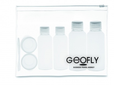 Logo trade business gift photo of: Travelling pouch with bottles