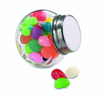 Logo trade promotional products picture of: Glass jar with jelly beans