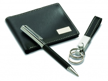 Logotrade promotional gift image of: Ball pen key ring and wallet Lappeenranta