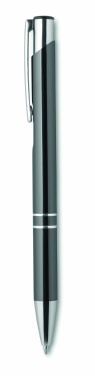Logo trade promotional items picture of: Push button pen with black ink