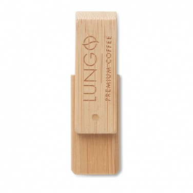 Logo trade promotional gifts picture of: Bamboo USB    16GB