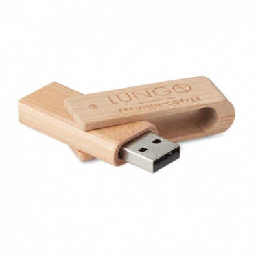 Logo trade corporate gifts image of: Bamboo USB    16GB