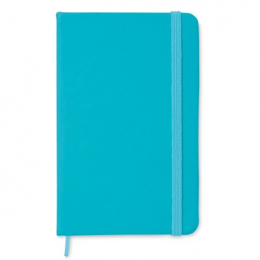 Logo trade promotional merchandise image of: A6 notebook 96 lined sheets