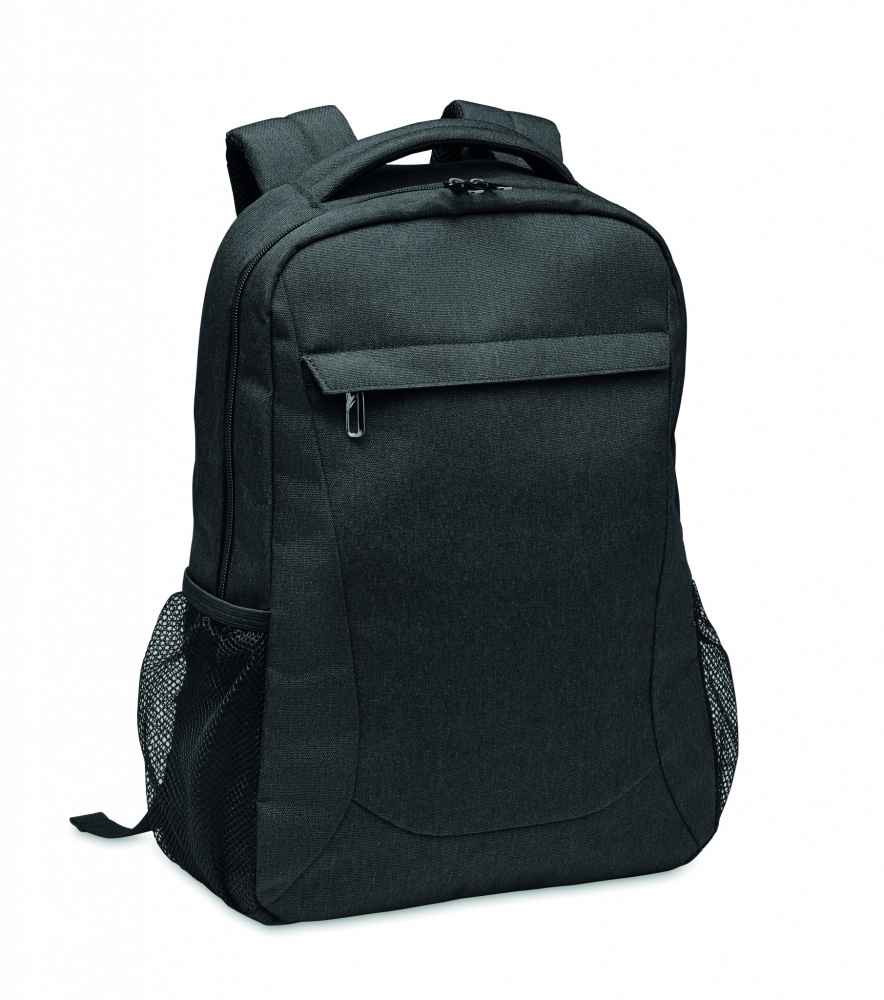 Logo trade promotional merchandise photo of: 600D RPET laptop backpack