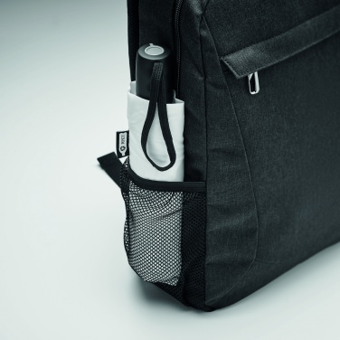 Logo trade advertising products picture of: 600D RPET laptop backpack