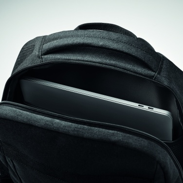 Logotrade promotional gift picture of: 600D RPET laptop backpack