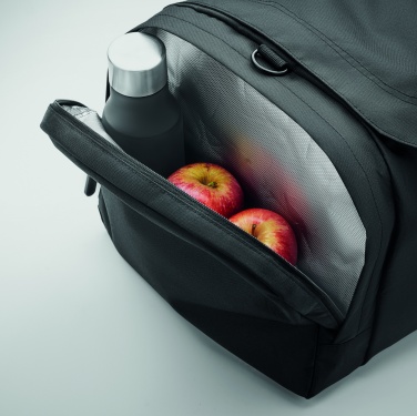 Logo trade promotional gifts image of: Large sports bag in 300D RPET
