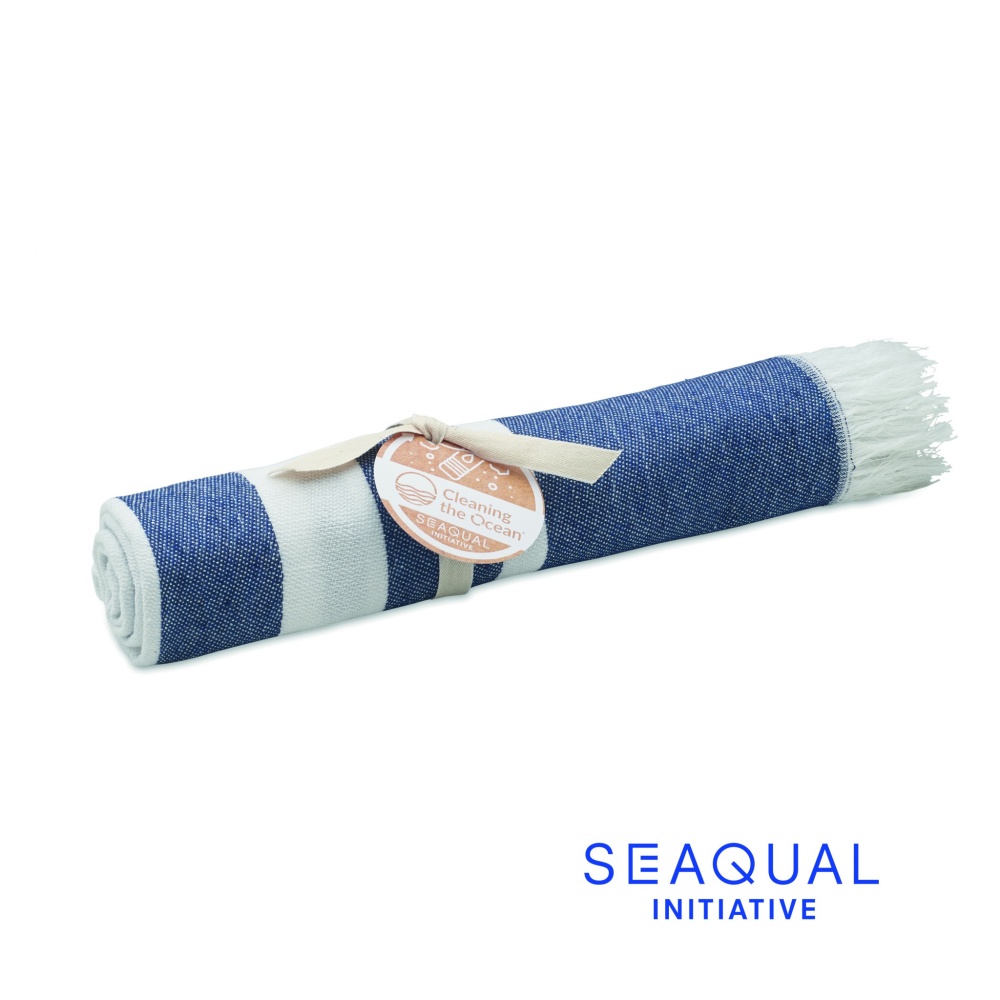 Logo trade promotional giveaway photo of: SEAQUAL® hammam towel 100x170