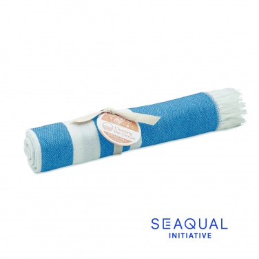 Logo trade promotional giveaways picture of: SEAQUAL® hammam towel 100x170