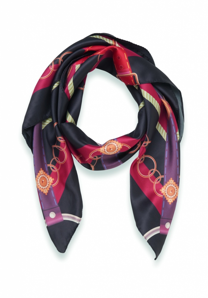 Logo trade promotional giveaway photo of: Shawl recycled satin polyester