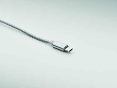 Logo trade promotional giveaways image of: 2 in 1 long charging cable