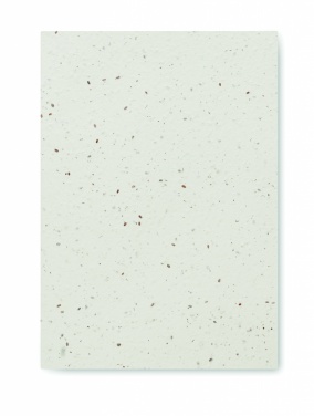Logo trade promotional items image of: A5 seed paper cover notebook