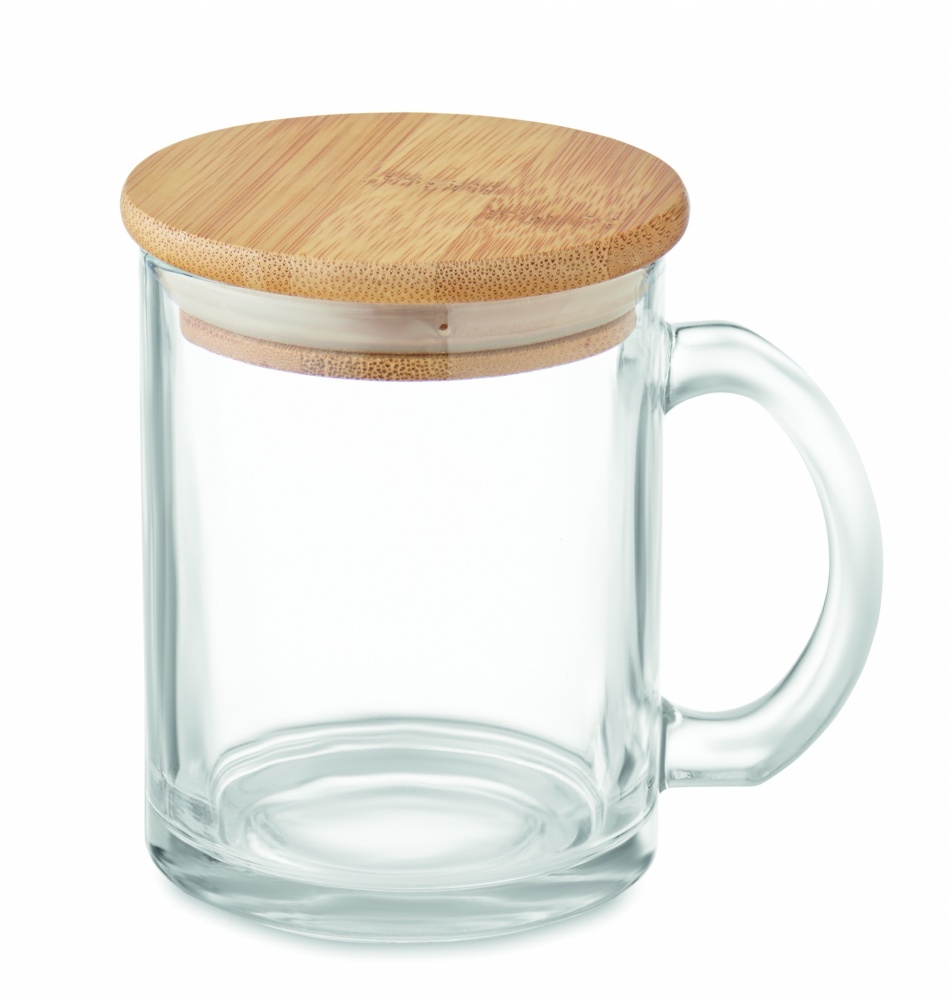 Logo trade promotional giveaways image of: Recycled glass mug 300 ml
