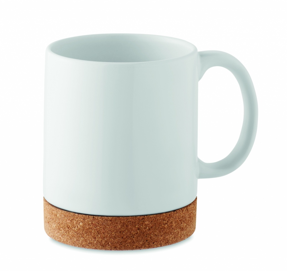 Logotrade promotional merchandise picture of: Ceramic cork mug 280 ml
