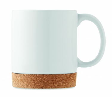 Logo trade advertising products picture of: Ceramic cork mug 280 ml