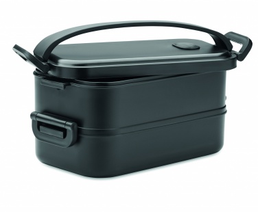 Logo trade promotional giveaways image of: Lunch box in recycled PP