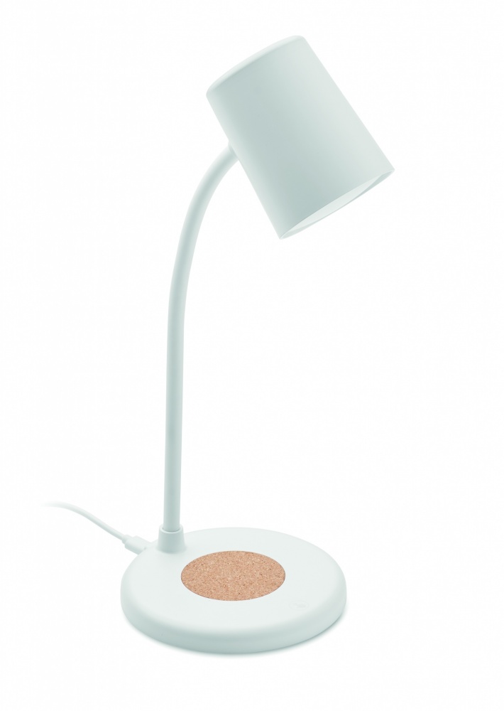 Logo trade promotional items image of: Wireless charger, lamp speaker
