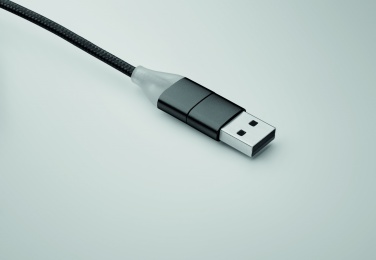 Logo trade promotional giveaway photo of: 4 in 1 charging cable type C