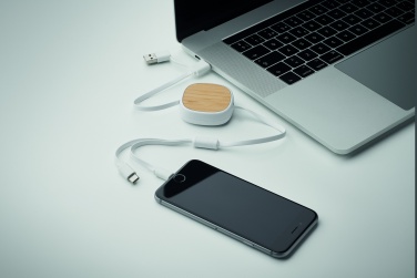 Logo trade advertising products picture of: Retractable charging USB cable